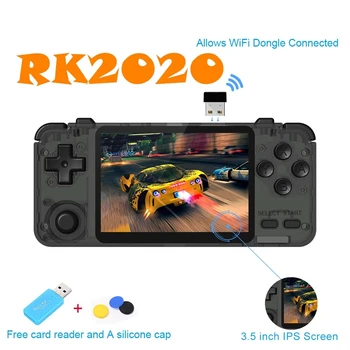

RK2020 Retro Console 3.5inch IPS Screen Portable Handheld Game Console ps 1 N64 Games Video Game Player