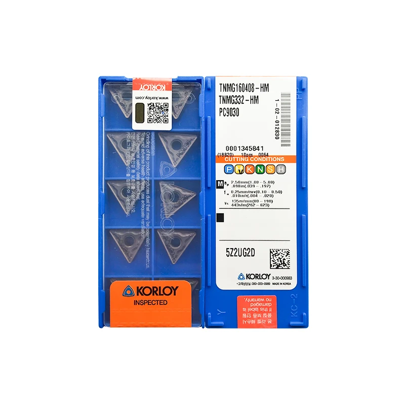 TNMG160408 HM PC9030 100% KORLOY оригинальная карбидная вставка лучшего качества 10 | Отзывы и видеообзор