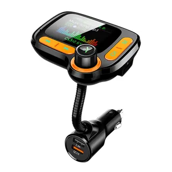 

Car Mp3 Player Fm Audio Transmitter With Car Call Hands-Free Mobile Phone Charger Car Mp3 Audio Player 1pcs