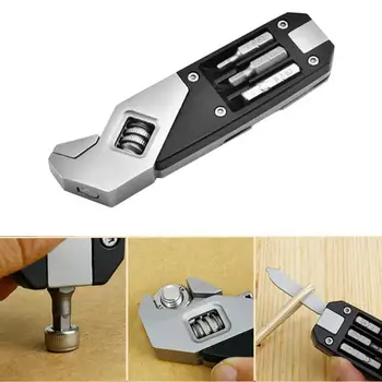 

Portable Multifunctional Folding Allen Wrench Stainless Steel Screwdriver Bits EDC Outdoor Tool With Screwdriver Activity