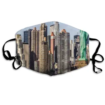 

Face Mask Statue Of Liberty Trendy Cycling Half Face Earloop Nose Mask For Woman