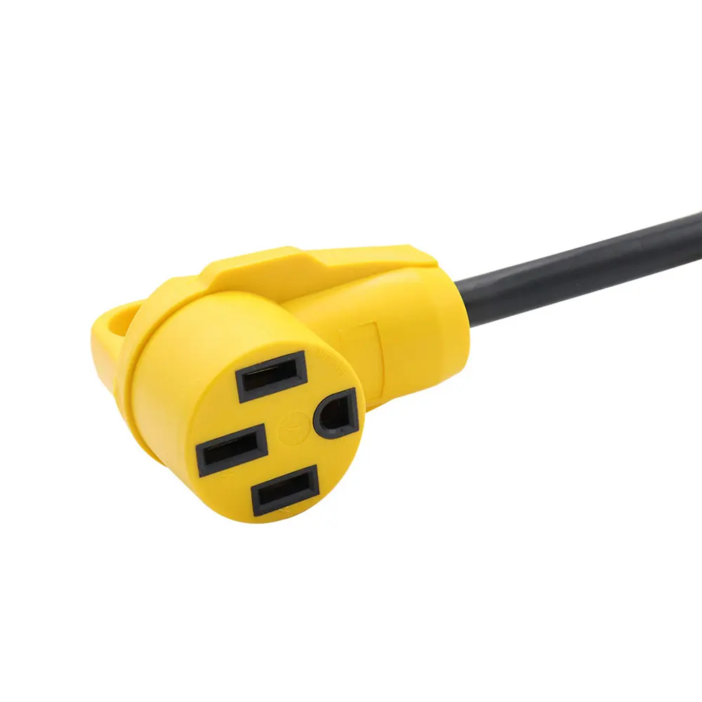 Iztoss 12 дюймов RV розетка Генератор адаптер L14-30 30AMP 4 зубец замок штекер до 14-50 50 Ампер