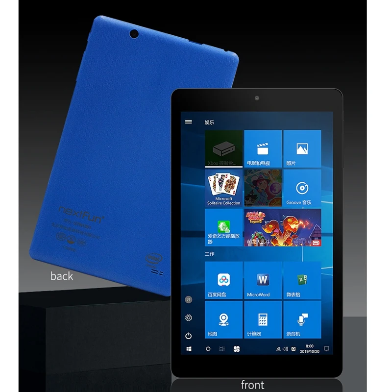  8 Inch Dual Band WiFi Tablet Atom Z8300 Quad Core 2GB RAM 32GB ROM Windows 10 Tablet Built-In 4000M