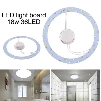 

18W 36 SMD LED Panel Circle Annular Home Practical Ceiling Light Pure White