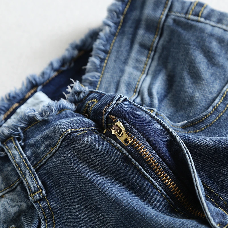 AOEMQ джинсы, синие/серые джинсовые брюки, высокая талия, с карманами, узкие джинсы, кнопка, Регулируемая Талия, женская одежда