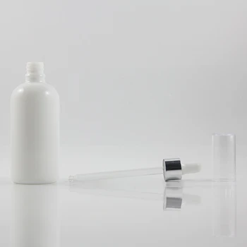 

100ml Essential Oil Opal Bottle With Plastic Dropper Bottle Cover
