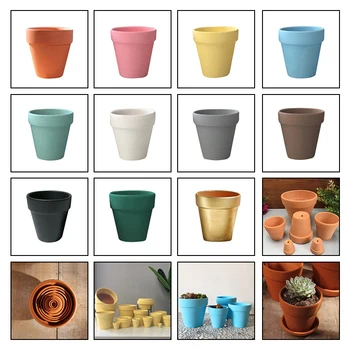 

1pc Small Mini Terracotta Pot Clay Ceramic Pottery Planter Cactus Flower Pots Succulent Nursery Pots Great Ceramic Pottery Pots