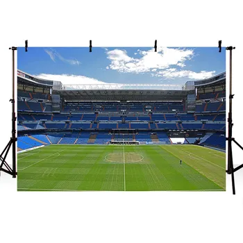 

TAIBO Vinyl Background Photography Football Background Football Field Photo Studio Backdrop Photocall