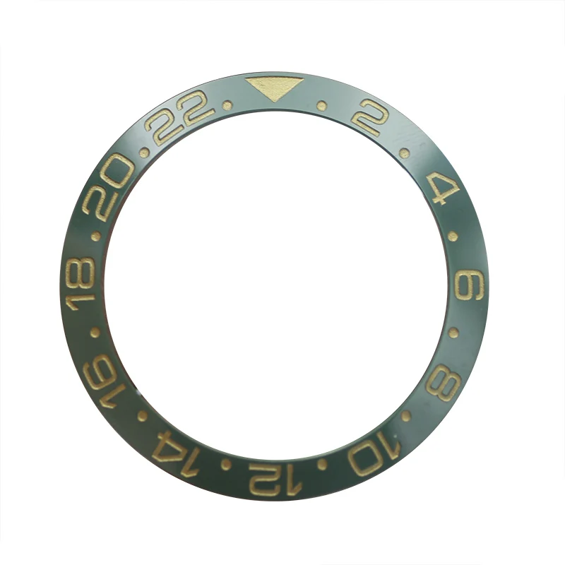 

New 38mm GMT High Quality Ceramic Bezel Insert For Sub Divers Men's Watches Replace Accessories