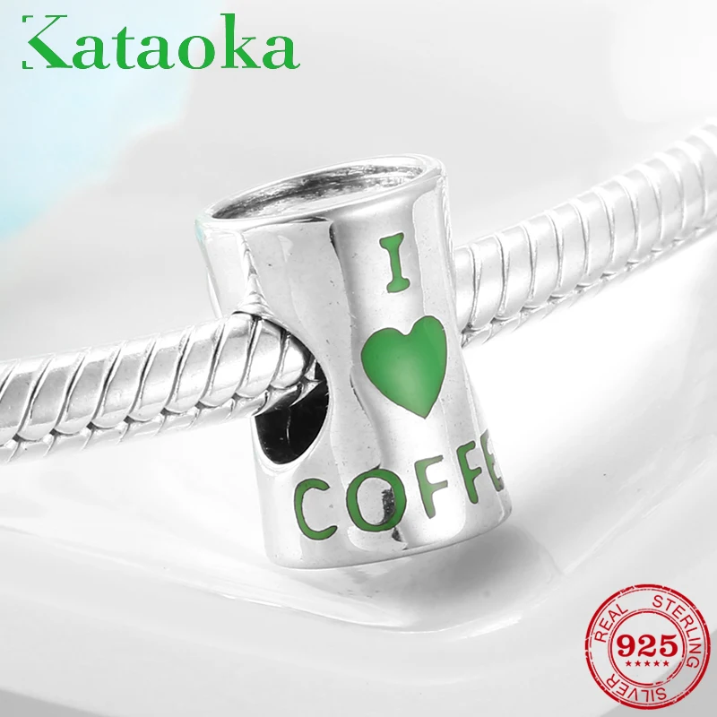 Модная зеленая Классическая Подвеска в виде кофейной чашки для женщин