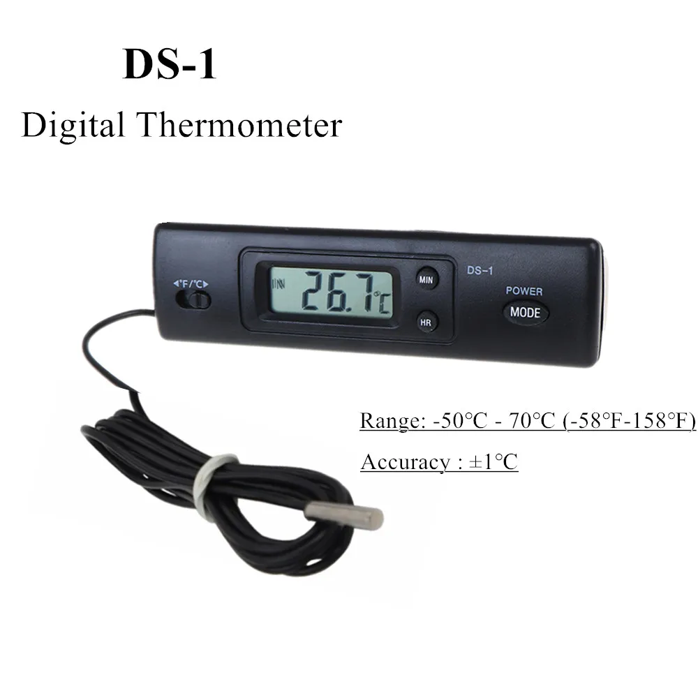 Auto Car Lcd Digital Display Indoor Outdoor Thermometer Meter With 1.5m Cable 与え