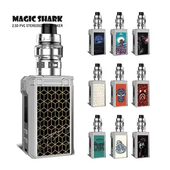 

Magic Shark 2019 New Skull Defensive Merry Christmas Wrap Full Film for Alpha Zip Case Cover Skin Sticker for Voopoo Alpha Zip