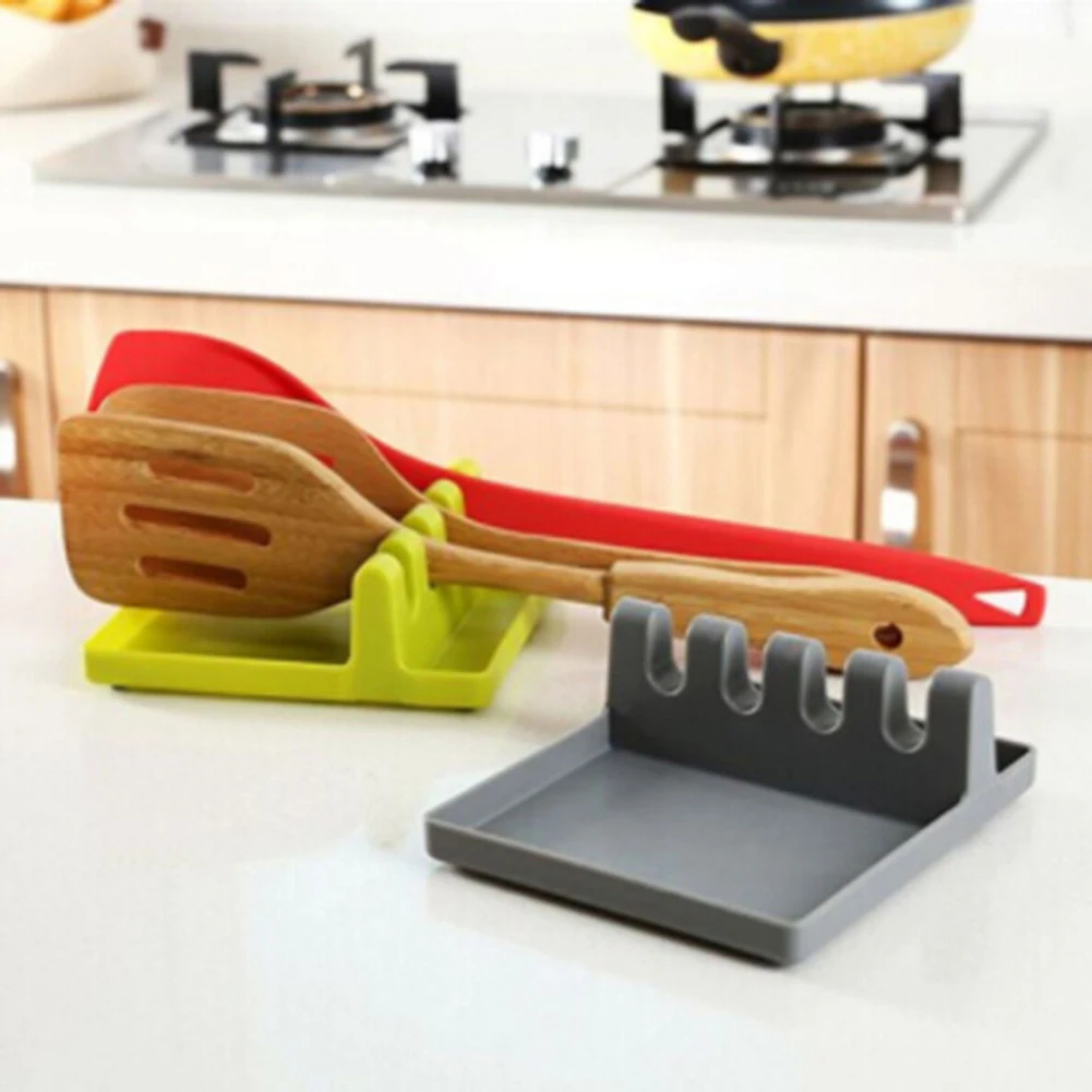 Kitchen Heat Resistant pp Spoon Rest Cooking Utensil Spatula Holder Tools Kitchen Heat Resistant pp Spoon Rest Cooking Utensil Spatula Holder Tools
