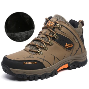 

Winter Thickness Warm Thermal Mountain Hiking Shoes Outventure Climbing Military Outdoor Waterproof Mountain Sneakers Men