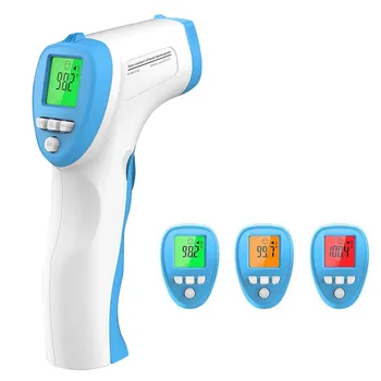 

Hot Digital Forehead Ear Thermometer Infrared Handheld Non-contact Body Temporal Temperature Tool for Adults and Children