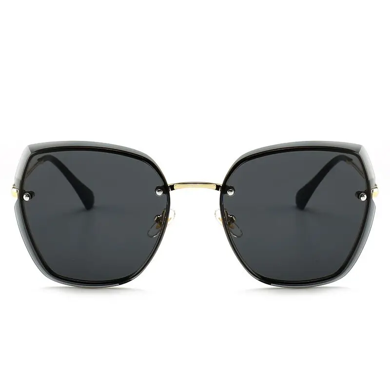 

8612 Retro circular spectacle frames for men and women with flat lens sunglasses