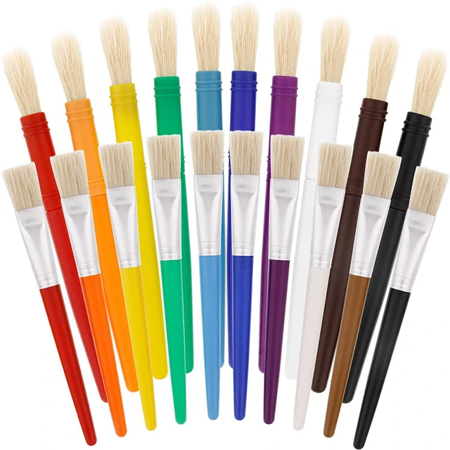 Art Supplies Oil Paint Brushes  Brushes Painting Supplies - 4-12 Pcs Paint  Brushes - Aliexpress
