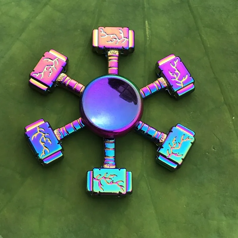 Toy Fidget-Spinner Rainbow R188 Metal Hybrid-Bearing Electroplate Alloy Children Gryo img4