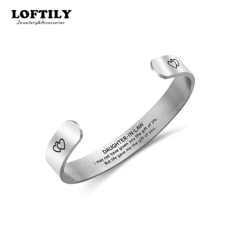 

Woman Stainless Steel Bracelet Cuff Charm Bangle for Women Girl Punk Fashionfor Daughter Best Christmas Gift