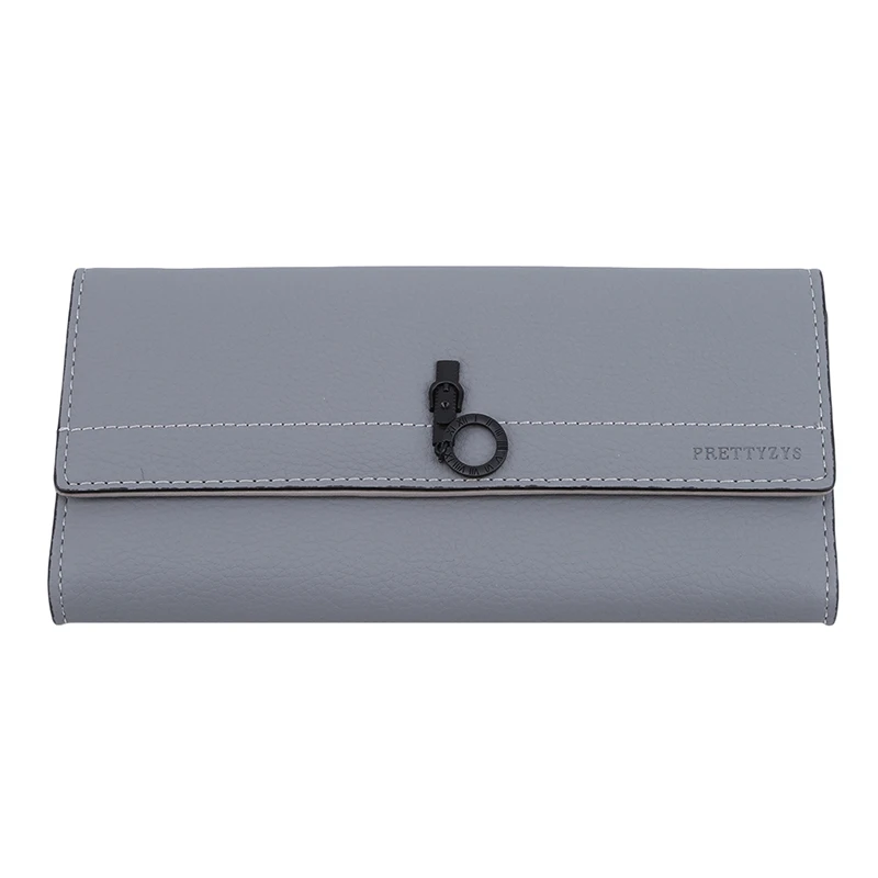 light gray Вместительный женский клатч, женские кошельки, модный длинный кошелек для женщин, фирменный дизайн, женский кошелек, кошелек для монет - Цвет: light gray