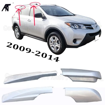 

silvery color Roof rack cover roof bar end shell for:Toyota RAV4 suv 2009 2010 2011 2012 2013 4PCS/LOT luggage racks