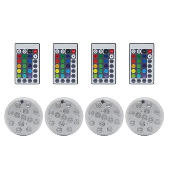

Diving Lights Waterproof LED Remote Control Underwater Lamp for Pond Swimming Pool Fountain