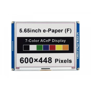

Waveshare 5.65inch ACeP 7-Color E-Paper E-Ink Display Module, 600×448 Pixels
