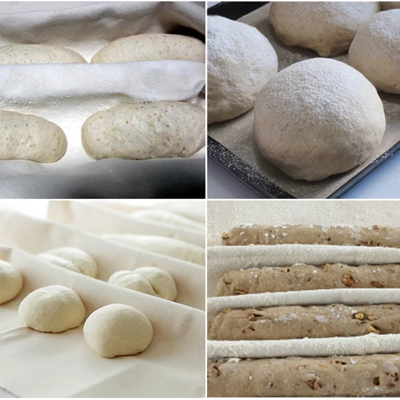 Linen Fermented Cloth Dough Bakers Pans Proving Bread Baguette Flax Cloth Baking Mat Baking Pastry Kitchen Tools_voghion.com