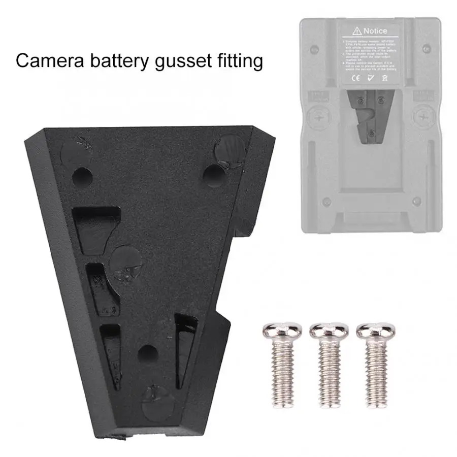 Plastic V-Mount Mount Adaptor V Lock Connector Male Socket for Video Camera Battery Plate Adapter | Электроника
