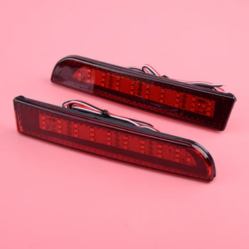 

2pcs Rear Bumper LED Reflector Brake Light Fog Lamp Red Lens Fit for Mitsubishi Lancer EVO MR515740 8355A040 MR515741 8355A039