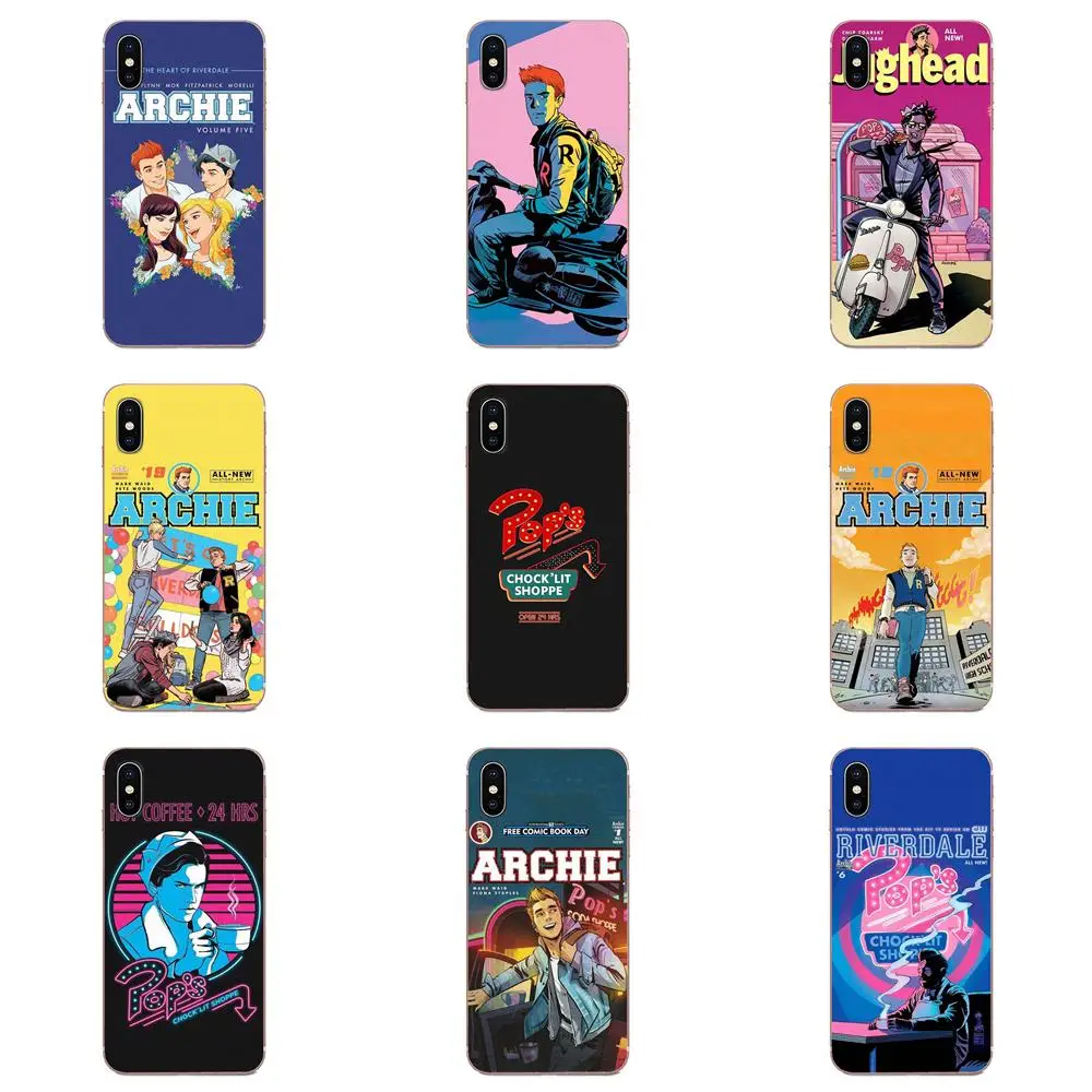 Мягкий Роскошный чехол для Samsung Galaxy Note 8 9 10 Pro S4 S5 S6 S7 S8 S9 S10 S11 S11E S20 Edge Plus Ultra Archie Comics
