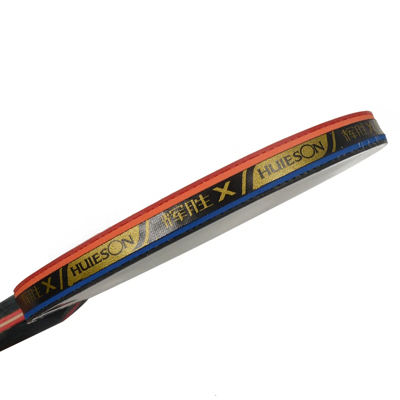 Huieson 5 Star Black & Red Carbon Fiber Table Tennis Racket Double Pimples-in Rubber Pingpong Racket for Teenager Players (4)