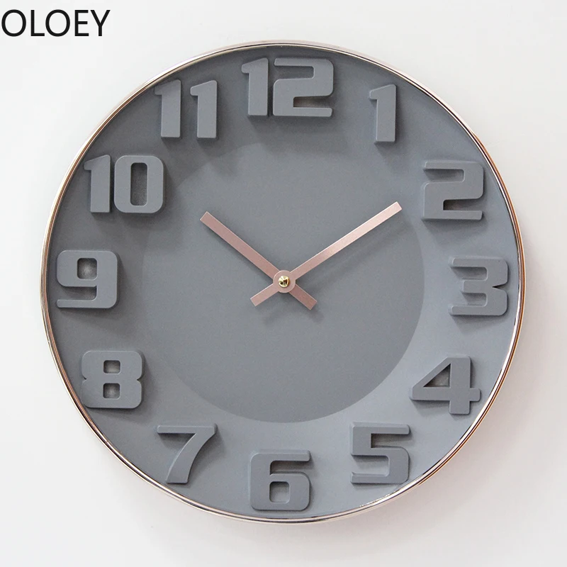 3D Stereo Wall Clock Modern Kitchen Living Room Bedroom Home Decor Watch Design Glass &amp Crystal Clocks | Дом и сад