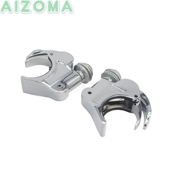 

1 Pair Motorcycle Wind Screen Windshield Mount Bracket 38mm Fork Mounting Clamps For Harley Dyna Sportster Models w/ 39mm Forks