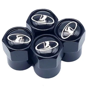 

4pcs Car Wheel Tire Valve Caps Stem Case For lada VESTA niva kalina priora granta largus vaz samara emblems Auto Accessories