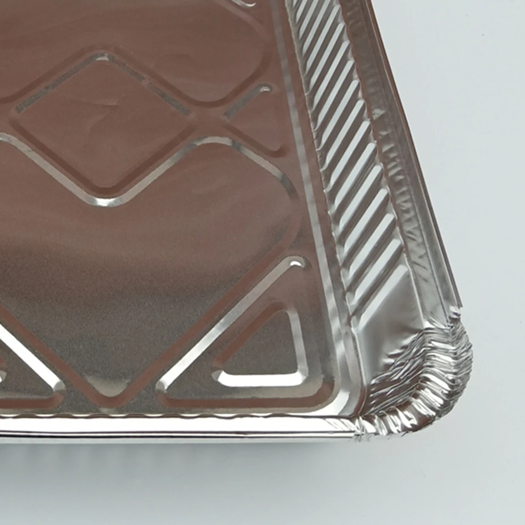 5/10/20xAluminum Foil BBQ Grease Pans Weber Drip Pans Disposable BBQ Grease Pan