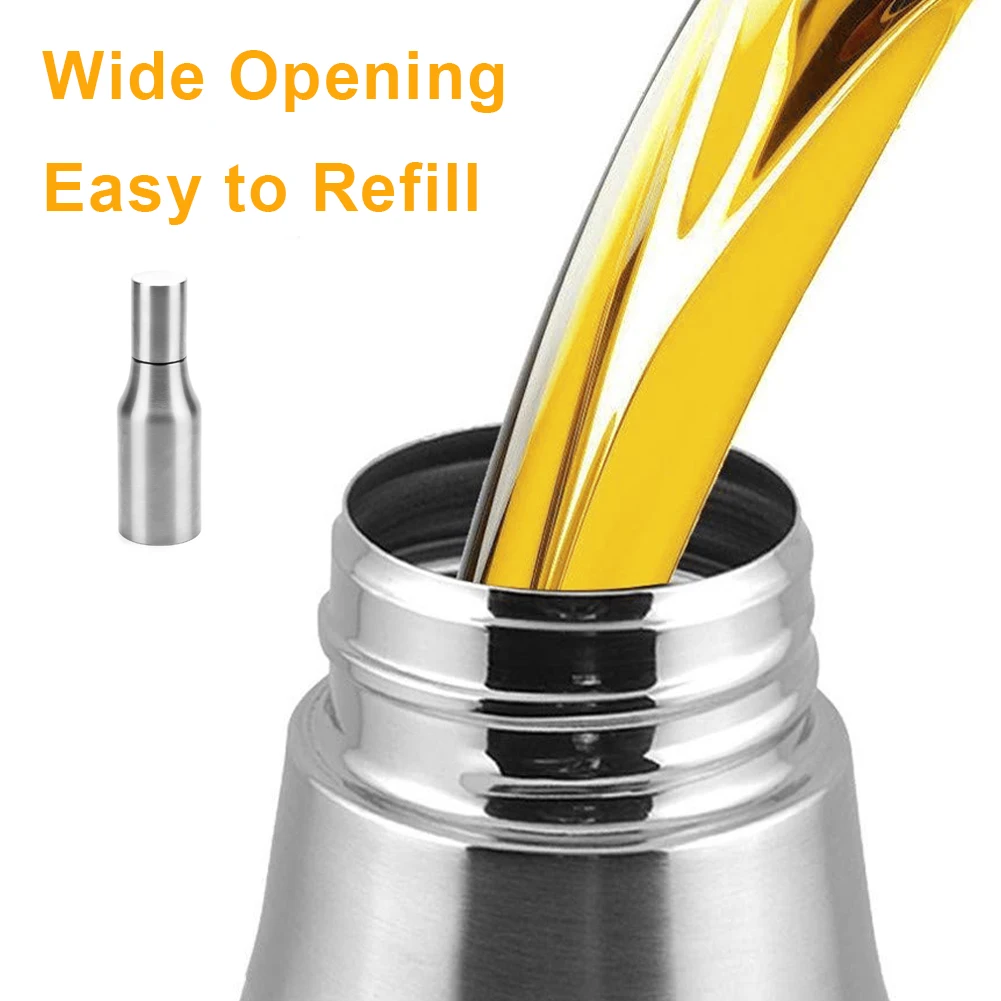 Диспенсер оливкового масла бутылка для из нержавеющей стали герметичный