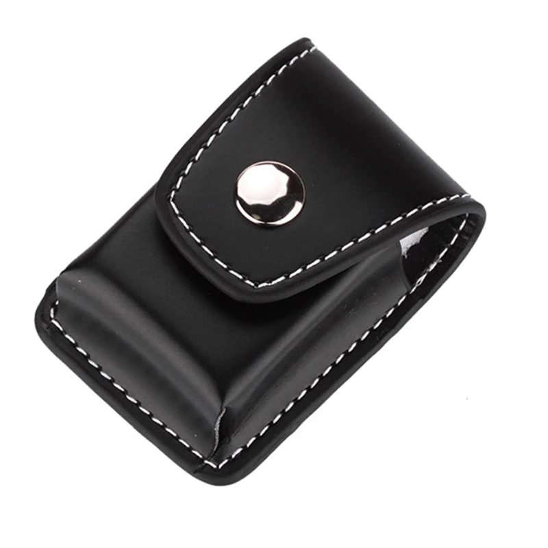 

1Pc Windproof Zip Cigarette Lighter Gift Bag Small Box Case For Zippo Super Match High Leather Cover Men Box Holde