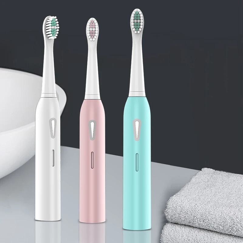 

Sonic Electric Toothbrush Whitening 6 Mode USB Charger Rechargeable Tooth Brushes Waterproof Adult Ultrason Electric Toothbrush