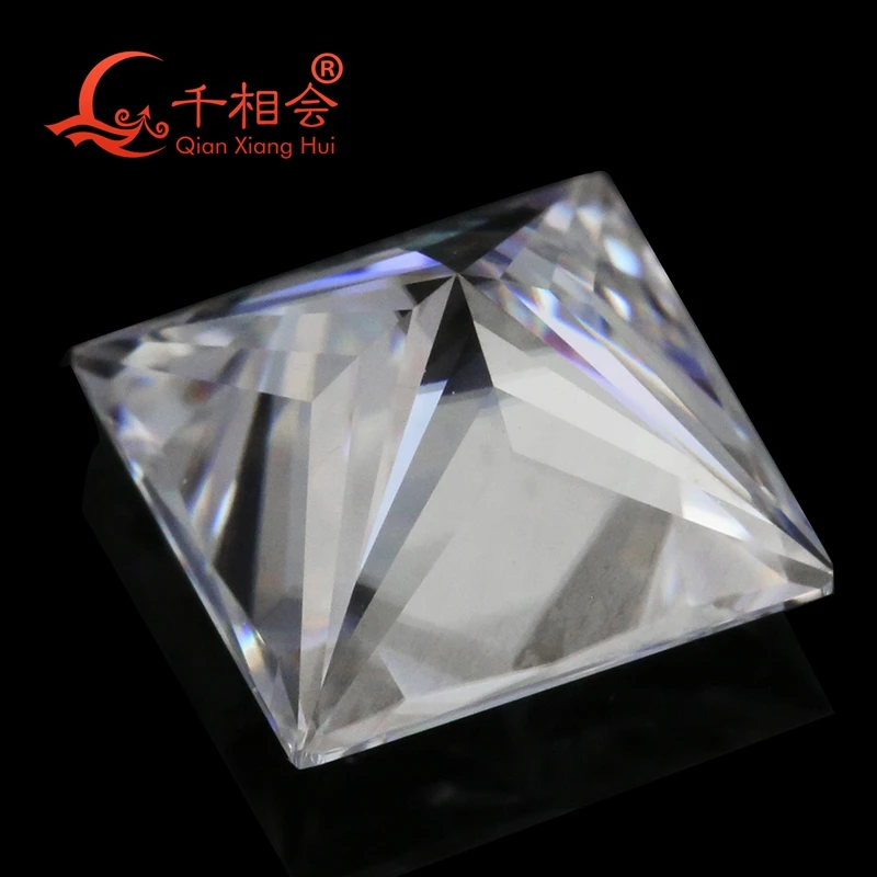 5-15 мм DF GH IJ цвет белый квадратной формы Алмазная огранка Sic материал муассаниты свободно Прикрепленный драгоценный камень qianxianghui