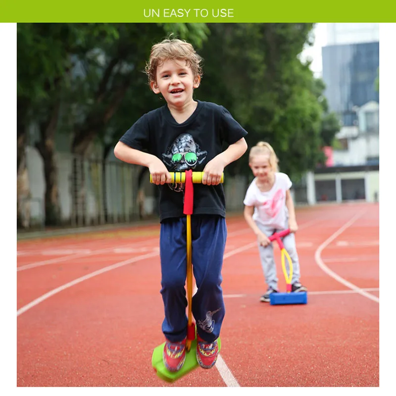 Children Kids Jumper Bounce Safe Pogo Stick Durable  Outdoor Sense Training Toy 