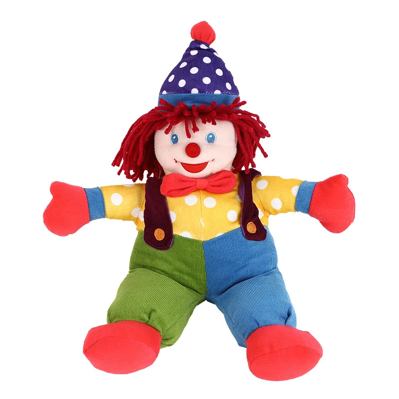 Doub K 85 см цирковые куклы-клоун, плюшевые игрушки для детей, Успокаивающая кукла, подарки ко дню Святого Валентина, Подушка для сна, реквизит для сцены - Цвет: D 48cm