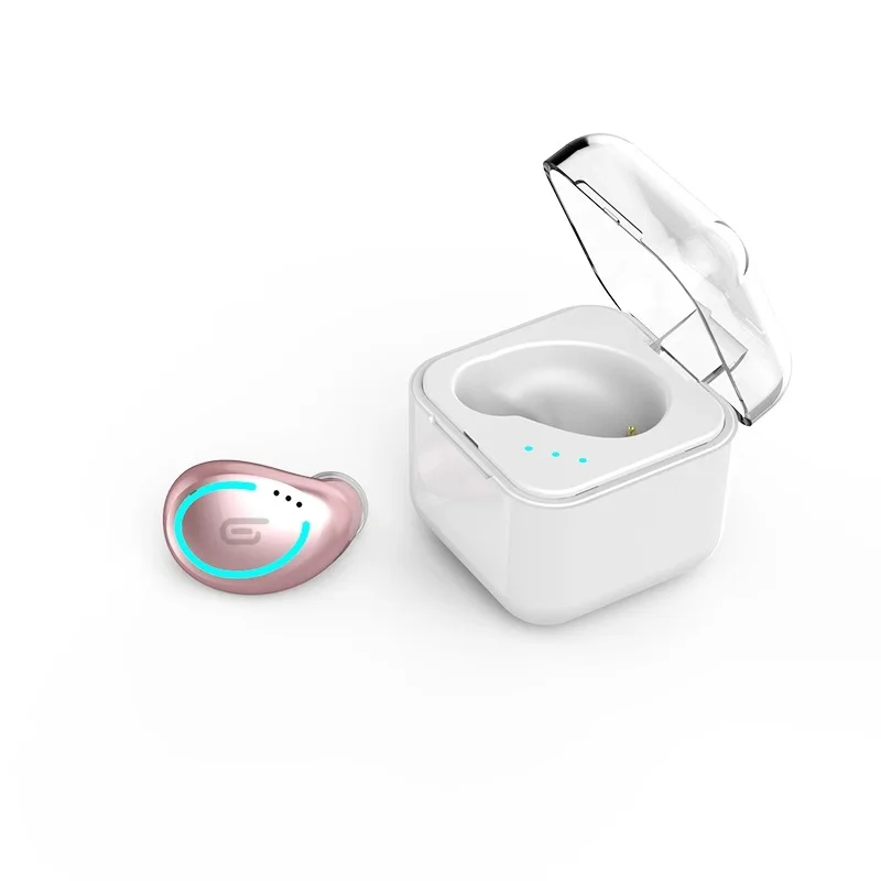TWS M-B8, Bluetooth наушники с одним ухом, 5,0 дюйма, настоящие беспроводные наушники, спортивные, невидимые, затычки для ушей, сенсорная, водонепроницаемая гарнитура - Цвет: 01