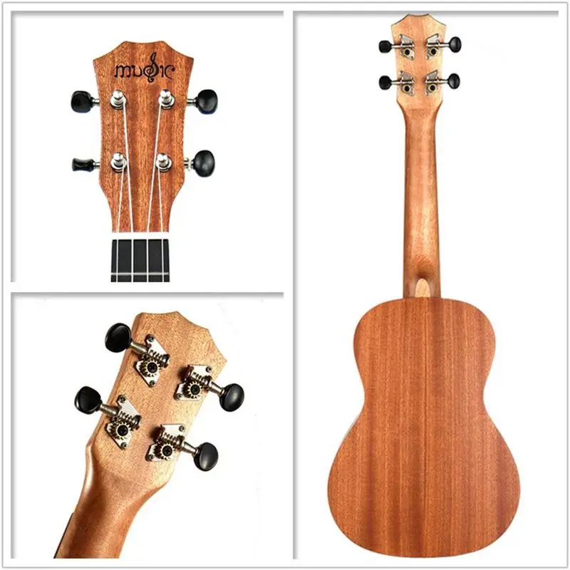 Укулеле Uke 4 нейлоновые струны Sapele палисандр гитара Дельфин шаблон Универсальный