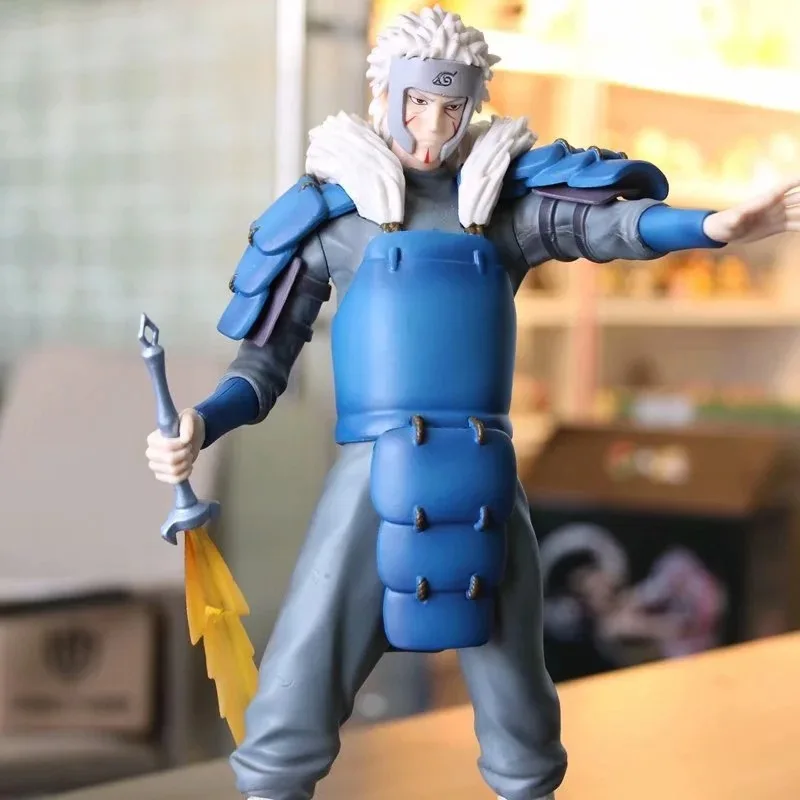 Hokage Action Figure Naruto Senju Tobirama Anime Model Cartoon Doll PVC 30cm Japanese Figurine for Collection