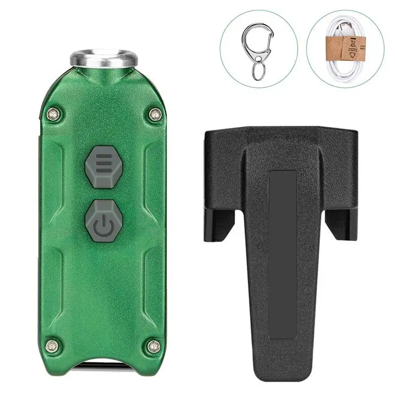 XPG-2 360Lumens 4Modes USB Rechargeable Key Chain Mini LED Flashlight Outdoor Portable Waterproof Lighting Lantern Lamp Torch