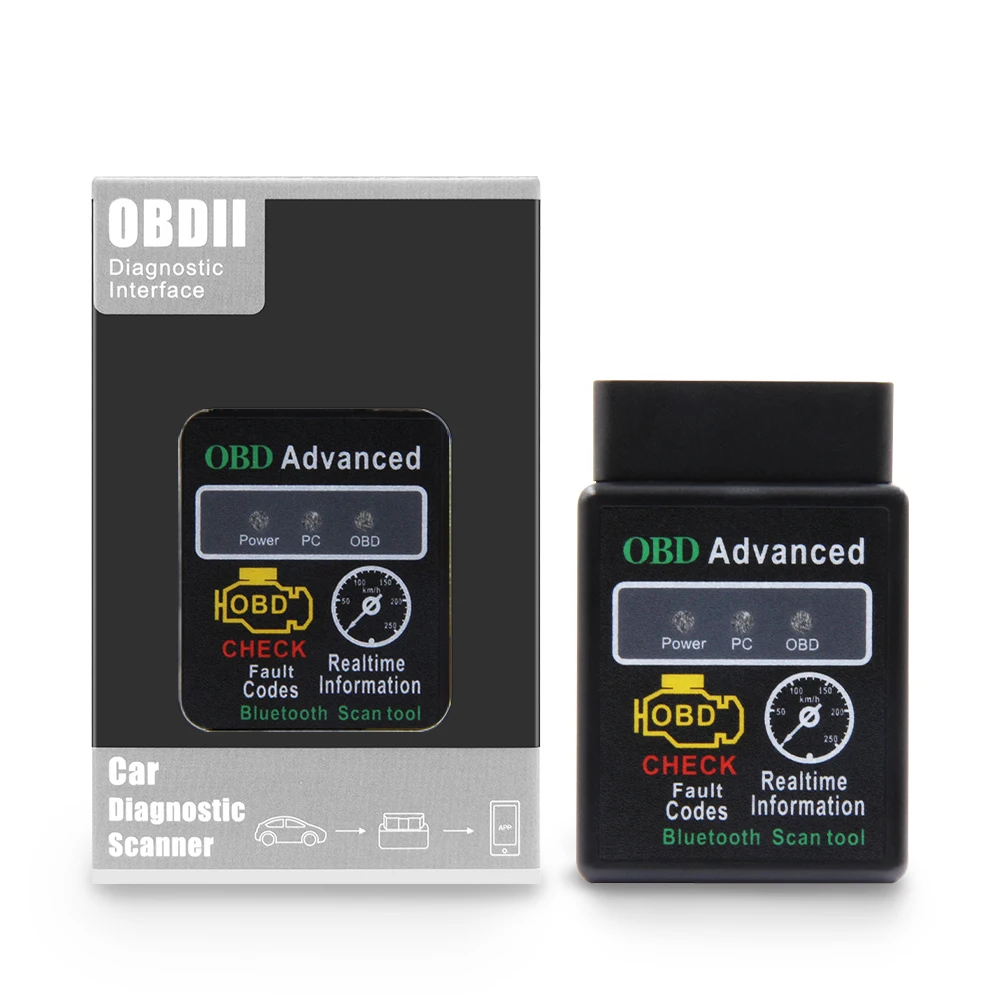 Super Mini ELM327 Bluetooth Интерфейс V1.5 OBD2 II автомобильный диагностический инструмент ELM 327