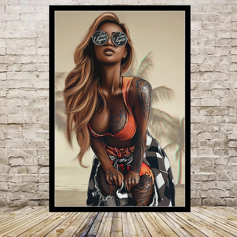 

DIY 5D Abstract Sexy Tattoo Woman Embroidery Diamond Painting Mosaic Rhinestone Graffiti Pop Art Girl's Cross Stitch Home Decor