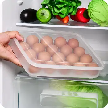 

20 Grid Multifunction Anti-collision Portable Egg Storage Box Refrigerator Eggs Preservation Box Airtight Egg Storage Container