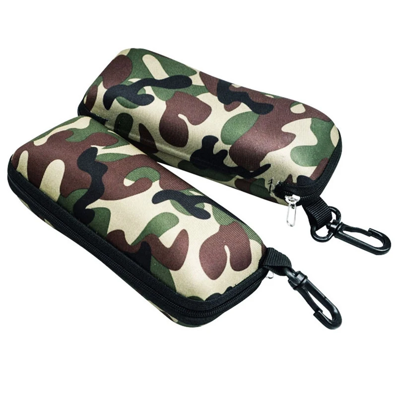 Тактический EVA портативный футляр для солнцезащитных очков Камуфляжный футляр для очков на молнии сумка для очков чехол для наружного